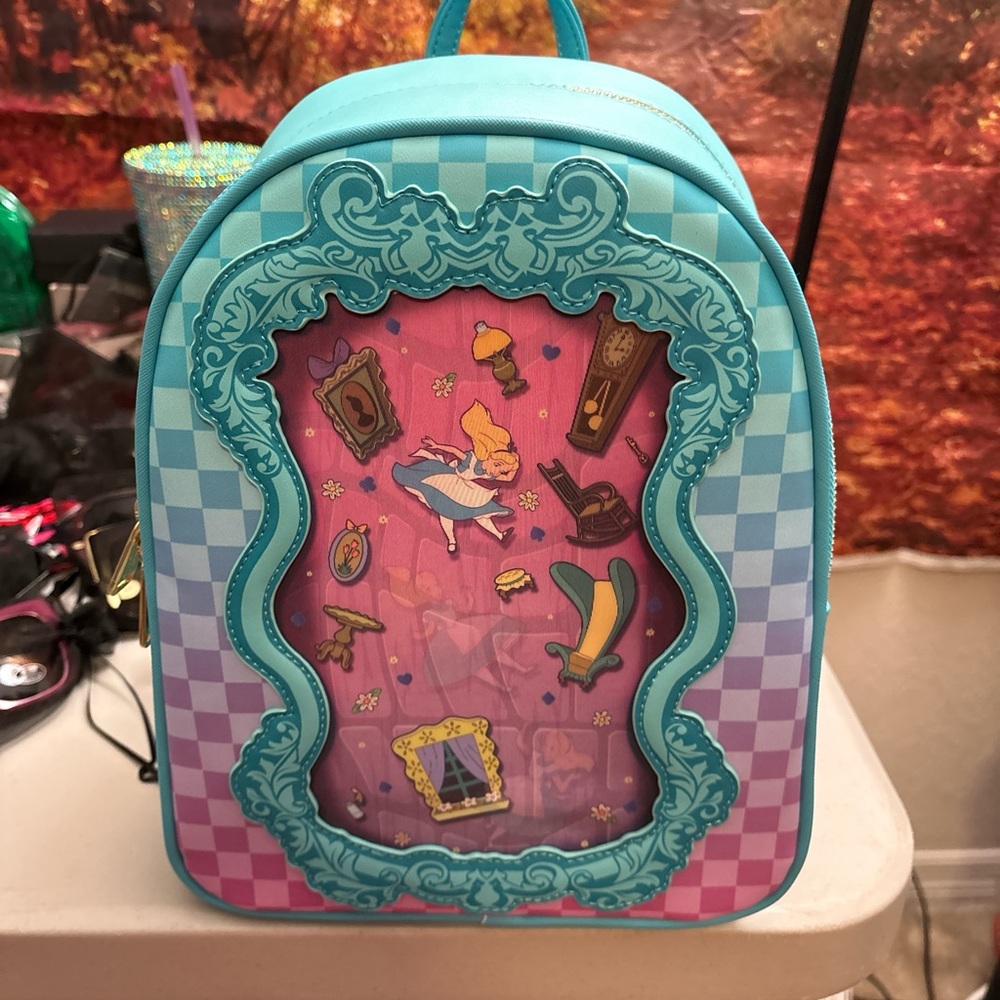 Disney Teal and Purple Backpack